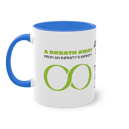 "A Breath Away" Two-Tone Coffee Mug, 11oz