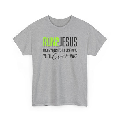 "Run 2 Jesus" Unisex Heavy Cotton Tee