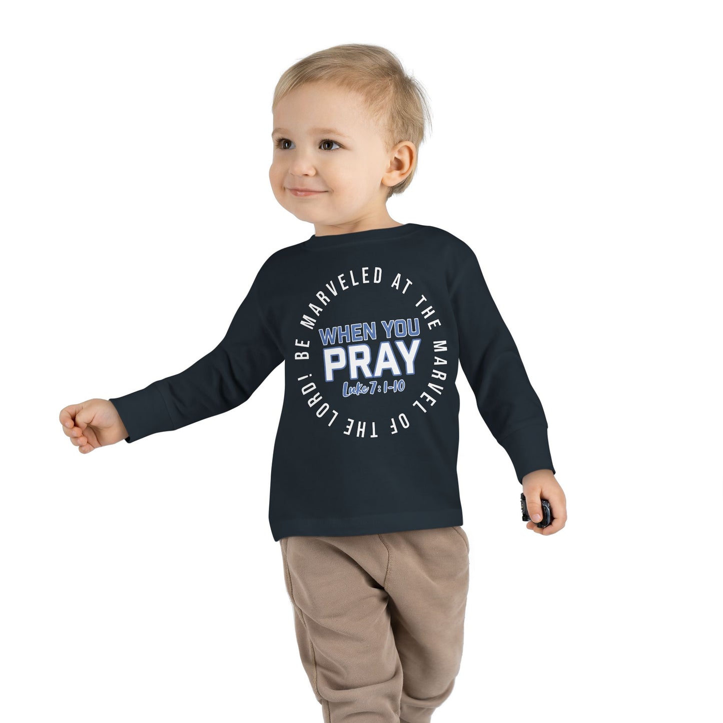 "Be Marveled" Toddler Long Sleeve Tee