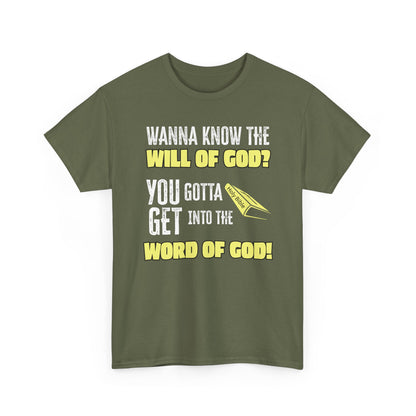 "Wanna Know the Will of God?" | Inspirational Gift for Believers, Christian Apparel, Church Events, [...]