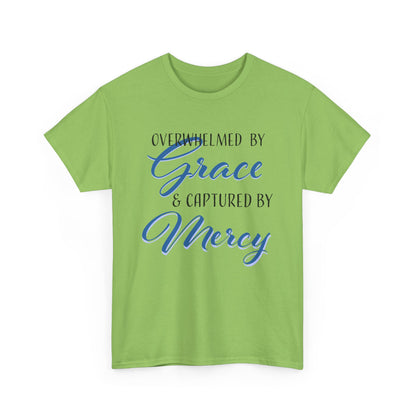 Overwhelmed by Grace Tee, Inspirational T-Shirt, Faith-Based Apparel, Christian Gift, Religious Top, Meaningful Message Shirt