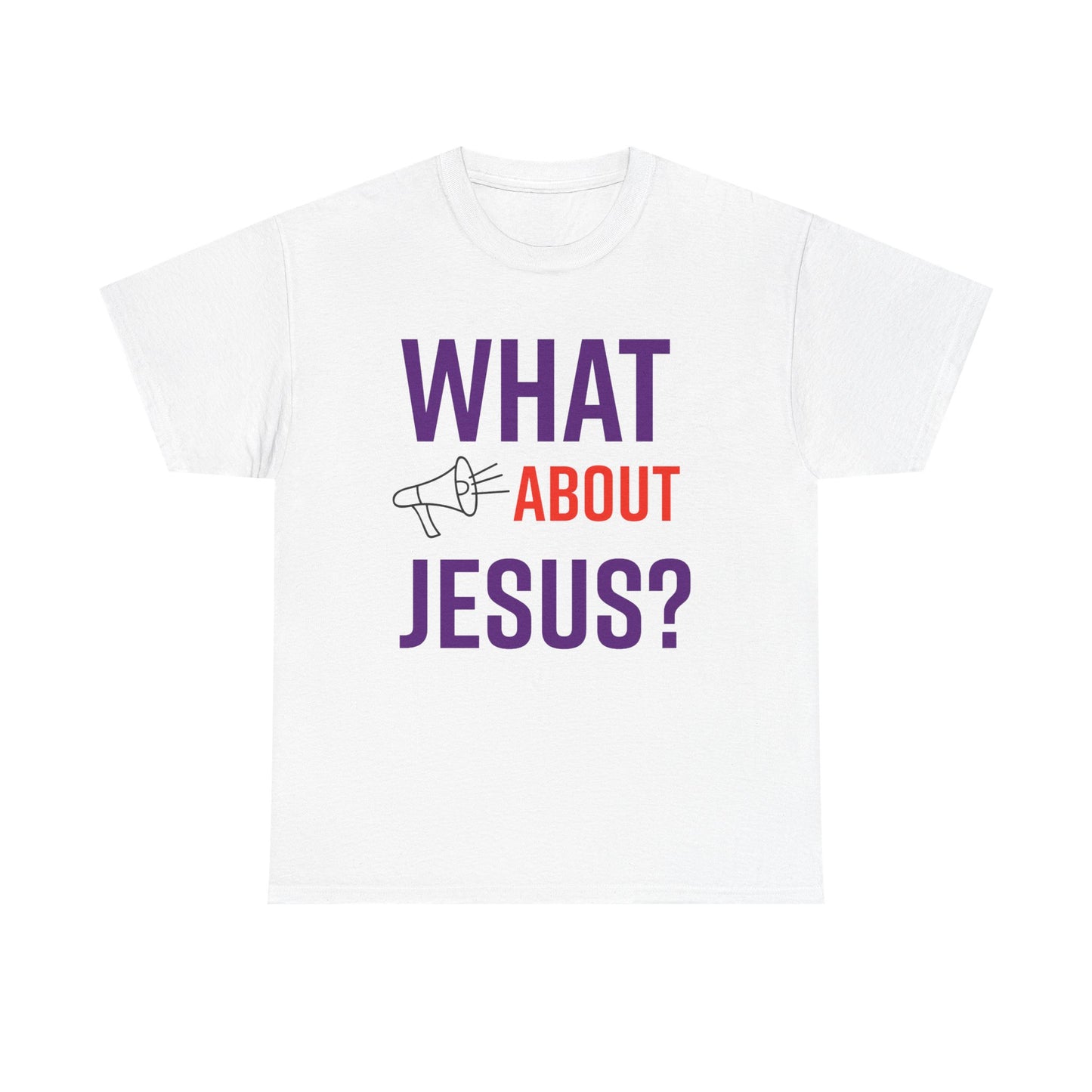 What About Jesus? Unisex Cotton Tee - 'What About Jesus?' Casual Shirt, Christian Apparel, Inspirational Gift, Everyday Wear, Religious [...]