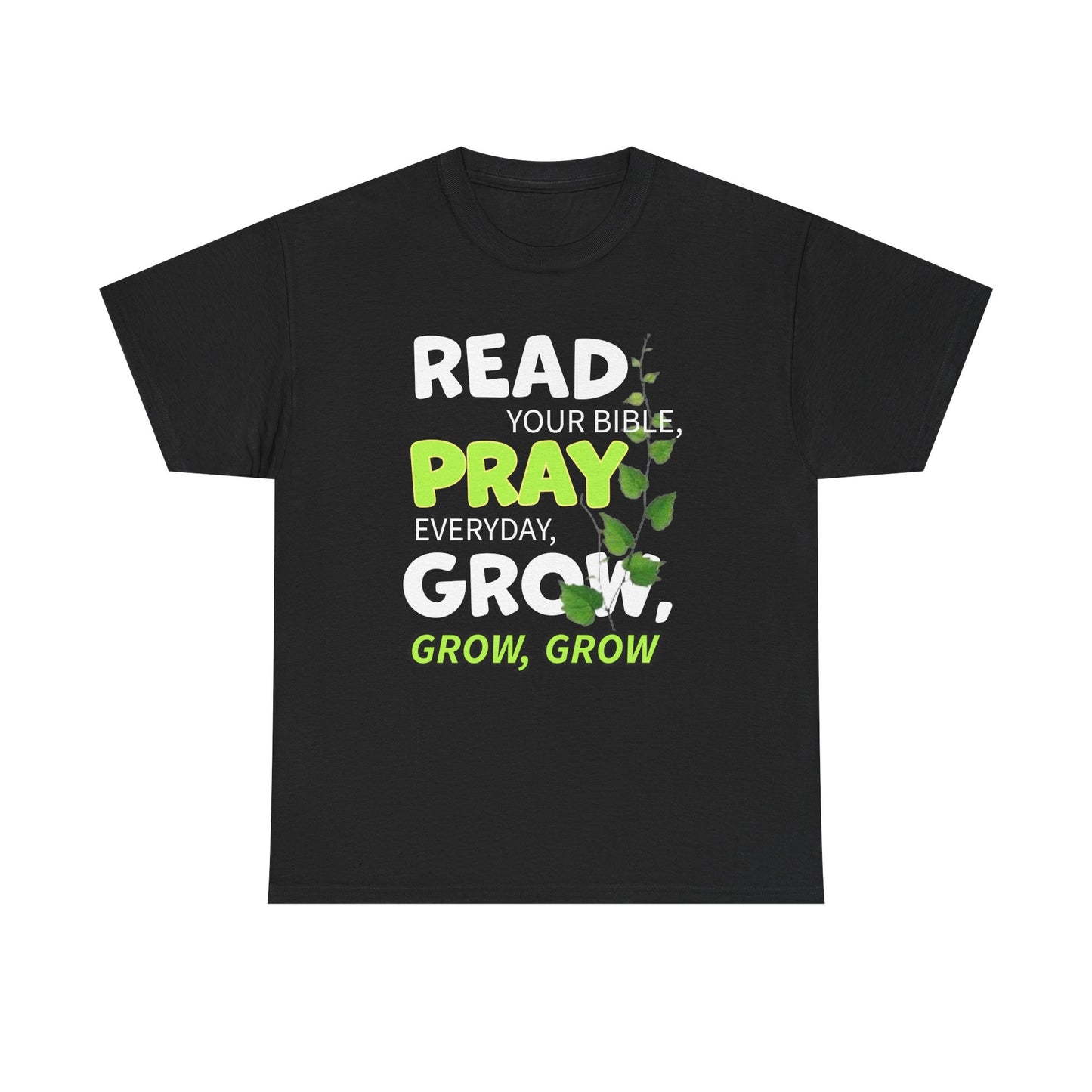 Read, Pray, Grow Inspirational Bible Quote Tee, Read Pray Grow T-Shirt, Faith-based Gift, Unisex Cotton Top for Everyday Wear, Perfect for Church or [...]