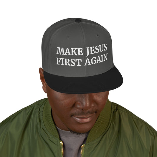 Snapback Hat with 'Make Jesus Great Again' Embroidery | Trendy Christian Cap, Gift for Faith Lovers, Fashionable Accessory, Everyday [...]