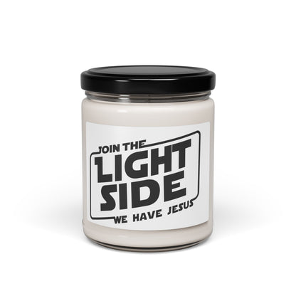 Join The Light Side Christian Inspirational Scented Soy Candle, Jesus Woman Candle, Home Decor Gift, Relaxation Candle, Faith-Based Gift