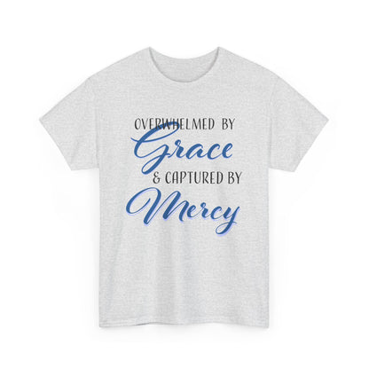 Overwhelmed by Grace Tee, Inspirational T-Shirt, Faith-Based Apparel, Christian Gift, Religious Top, Meaningful Message Shirt